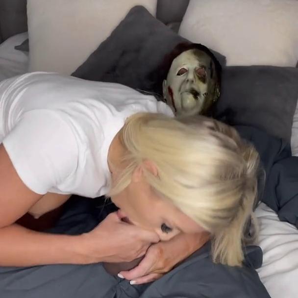 ScarlettKissesXO Halloween Special Facial Video Leaked