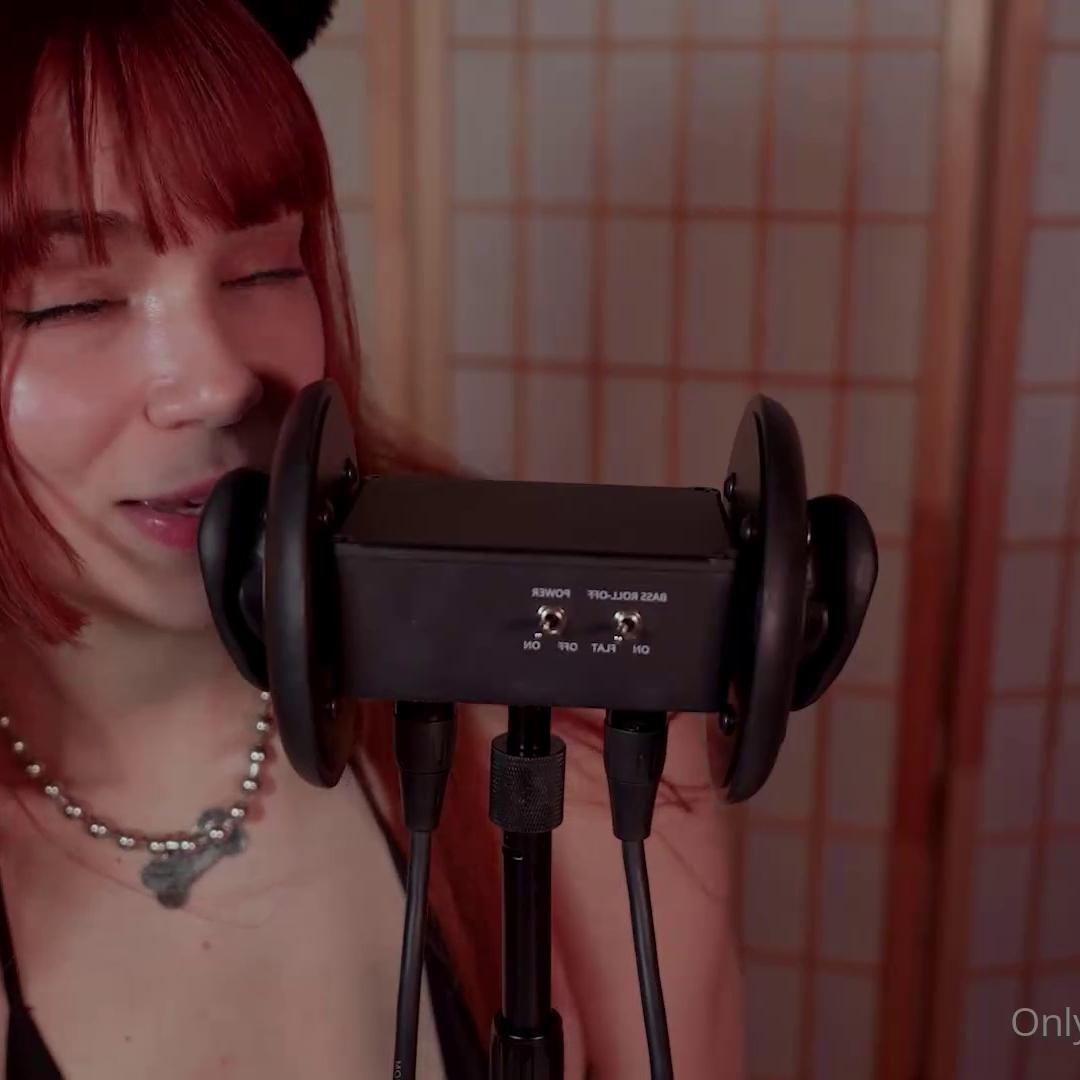 MaimyNyan ASMR Cat Ear Licking Video Leaked